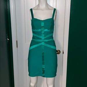Bebe Green Dress Size Small